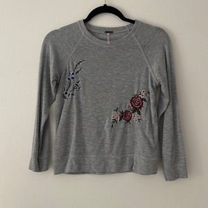 Poof Girl Embroidered Sweater